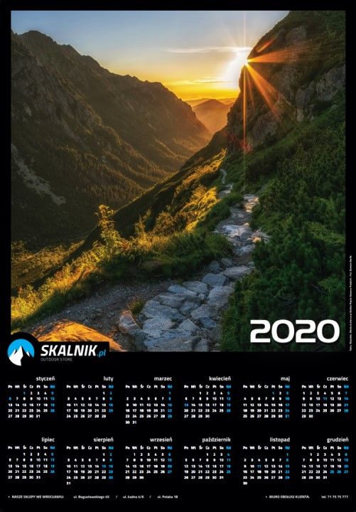 Konkurs kalendarz 2020